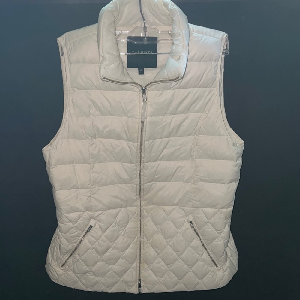 White Talbots Womens Vest. Size M.